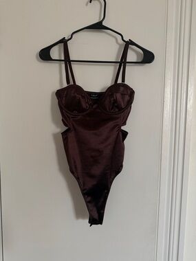 Urban Outfitters satin bodysuit